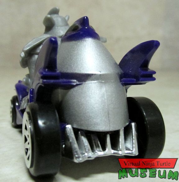 Shredder in Shreddermobile rear view
