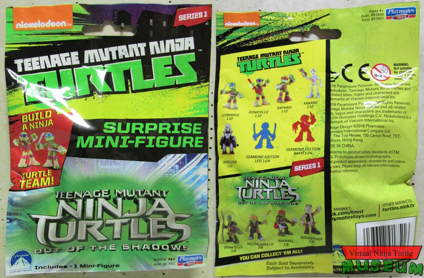 Combo Series blind bag front and back