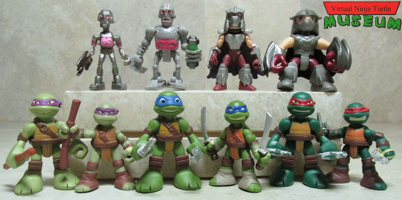 Mini-Figures with Half-Shell Heroes counterparts