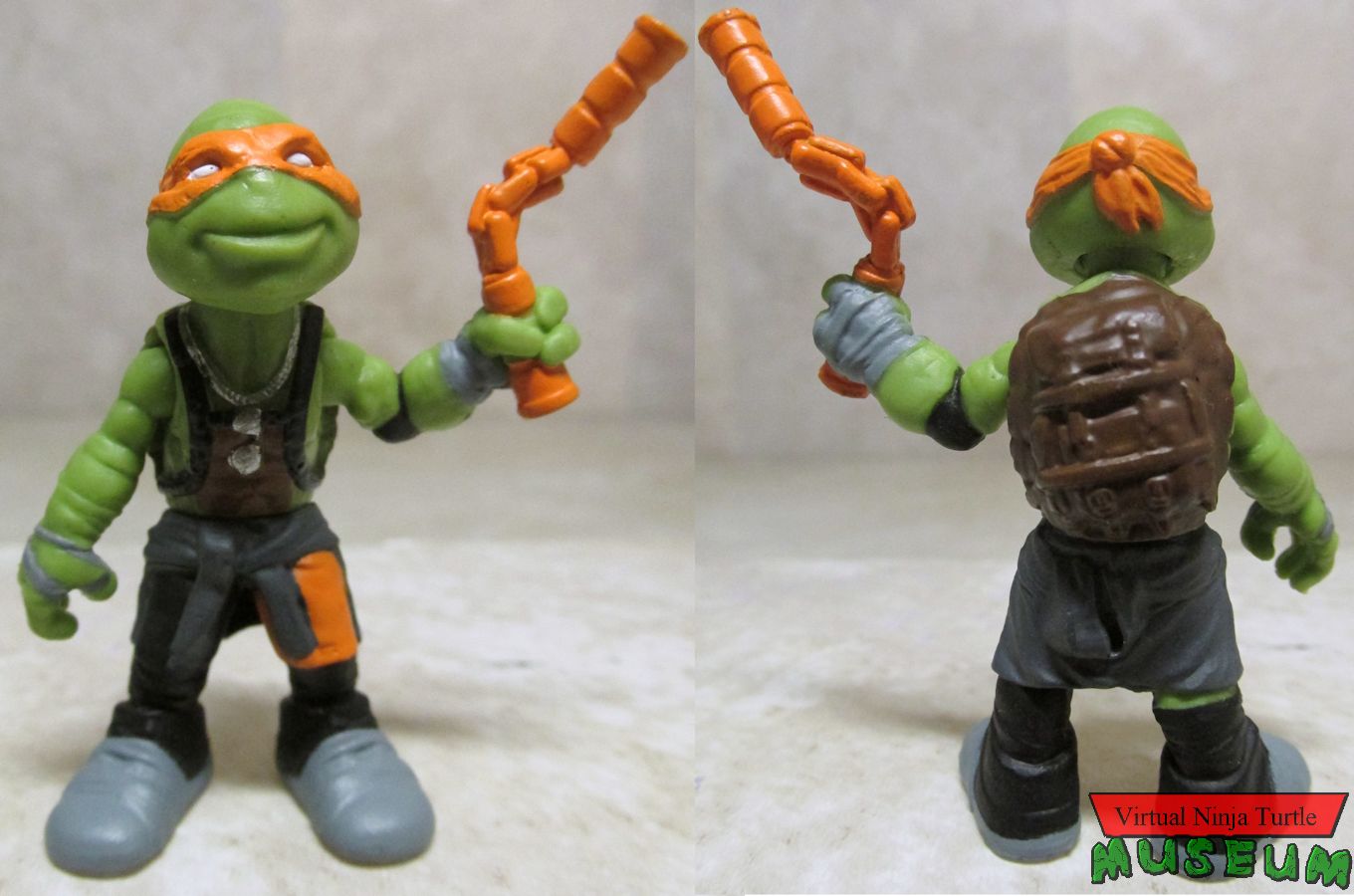 Out of the Shadows Michelangelo front and back