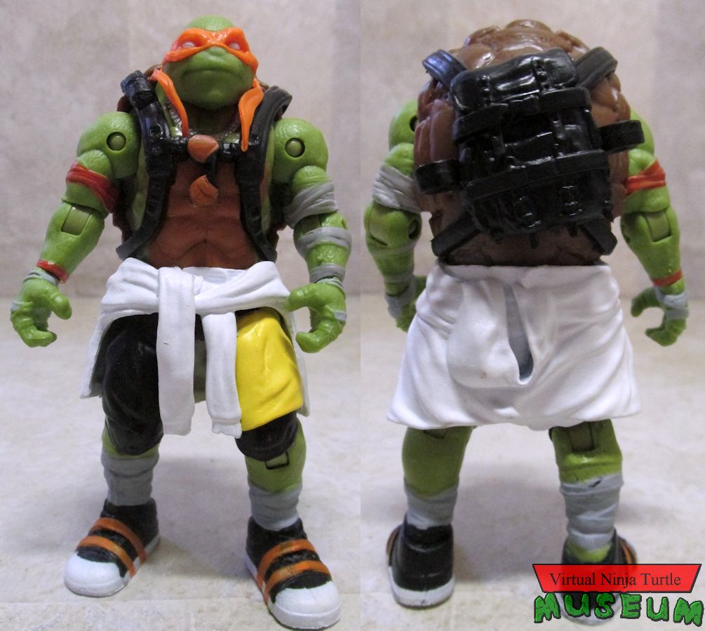 Ninja Duel Michelangelo front and back