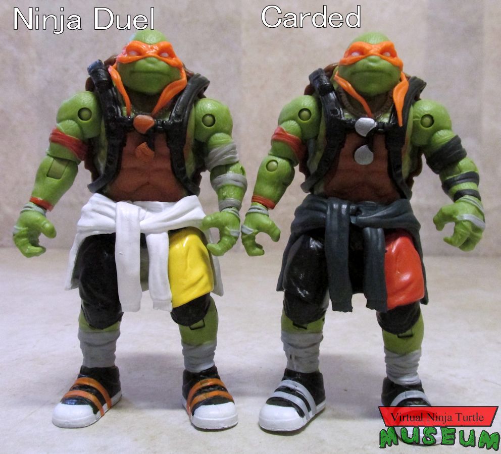 Ninja Duel and carded Michelangelo