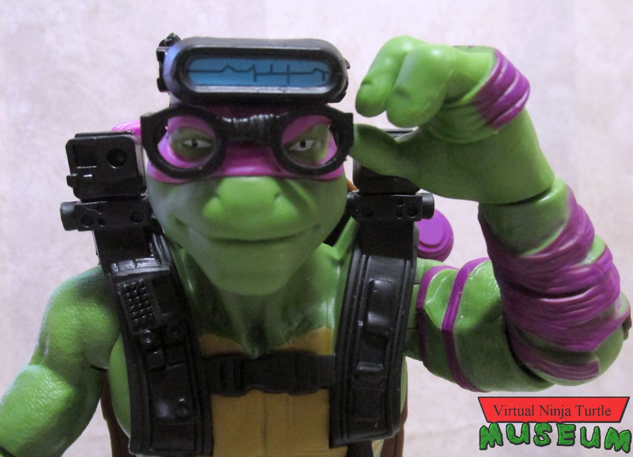 Donatello adjusting his glasses