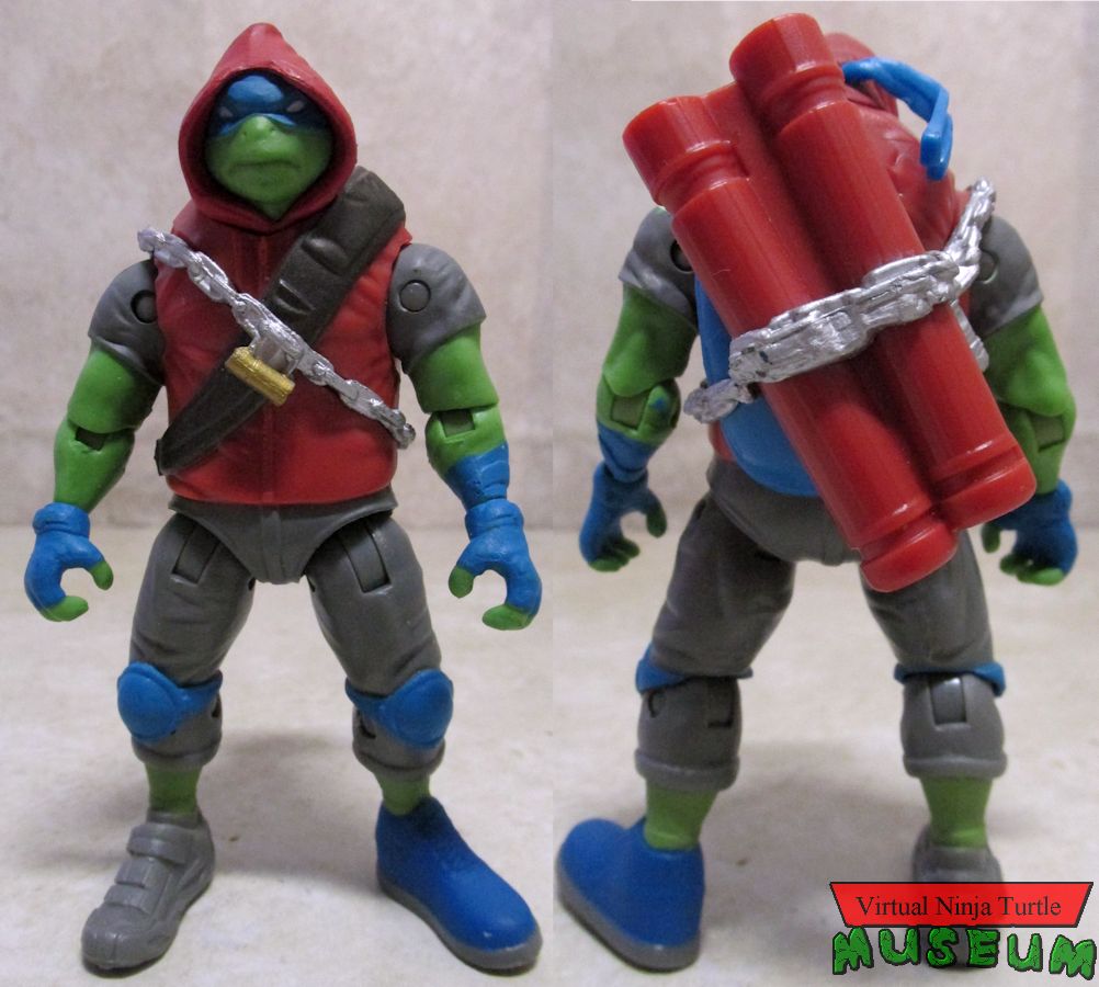 Leonardo in Stealth Disguise front and back