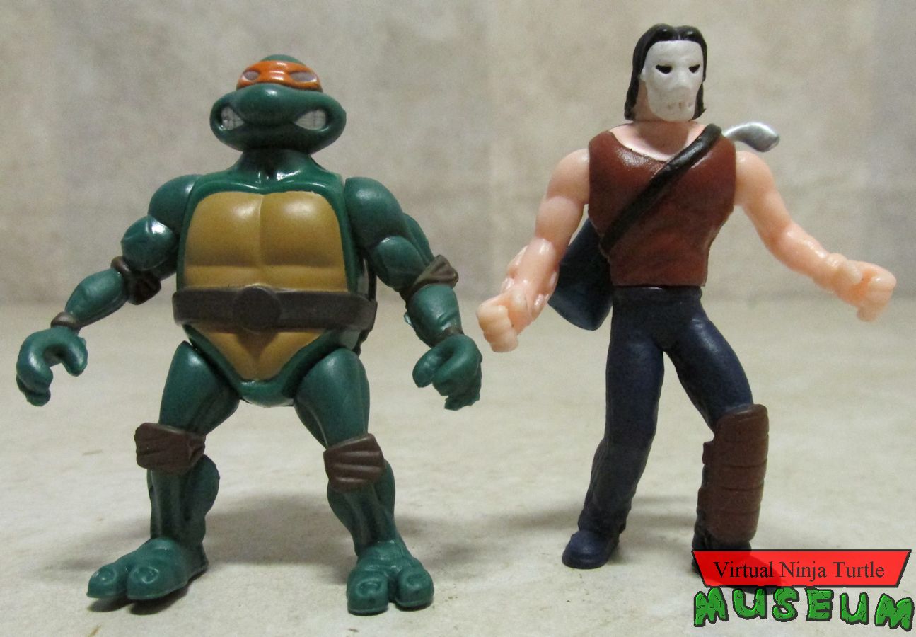 Classic Collection Minis Michelangelo & Casey Jones