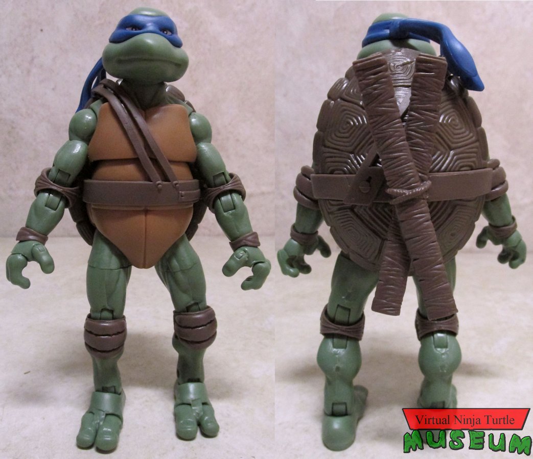 Secret of the Ooze Leonardo front and back