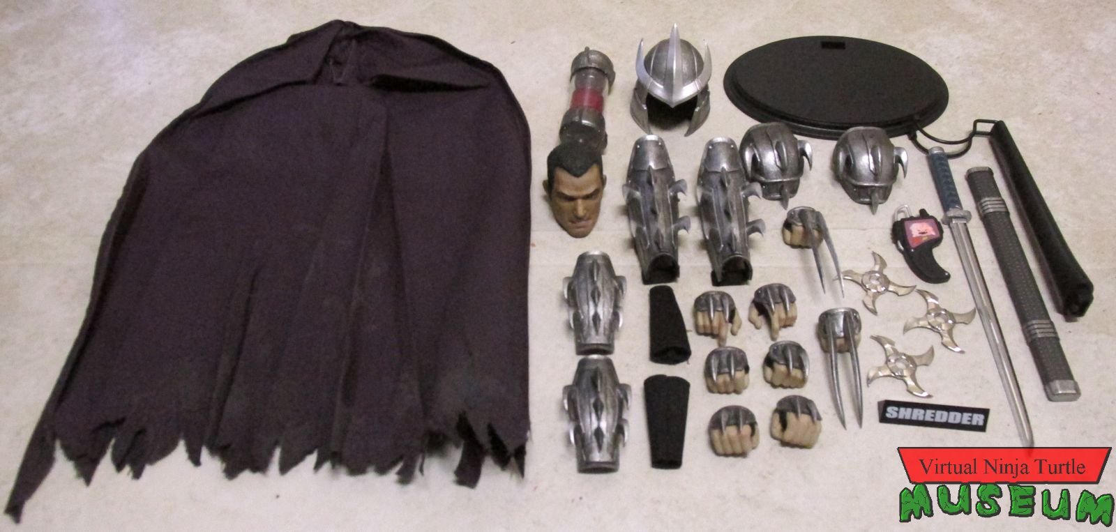 Shredder's accessories