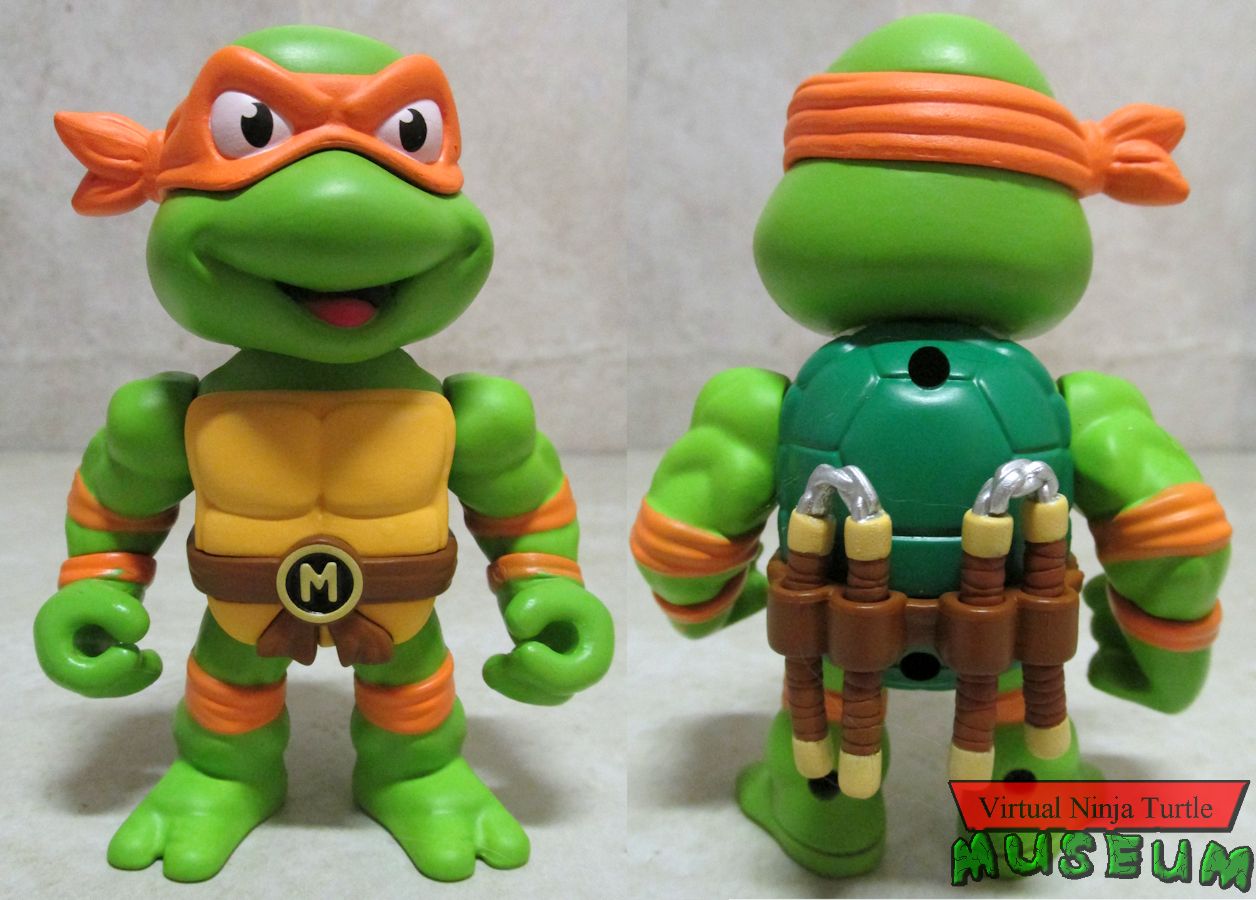 four inch Michelangelo front and back
