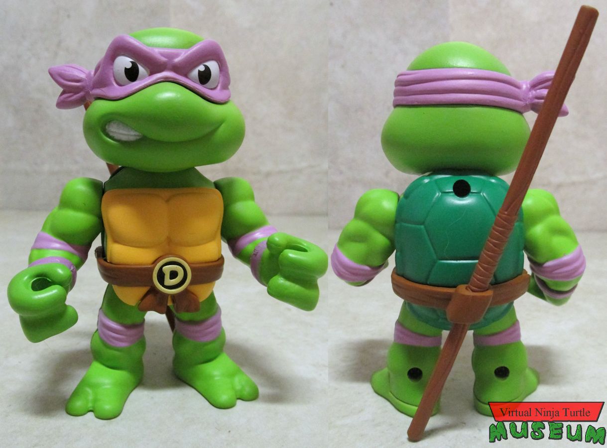 four inch Donatello front and back