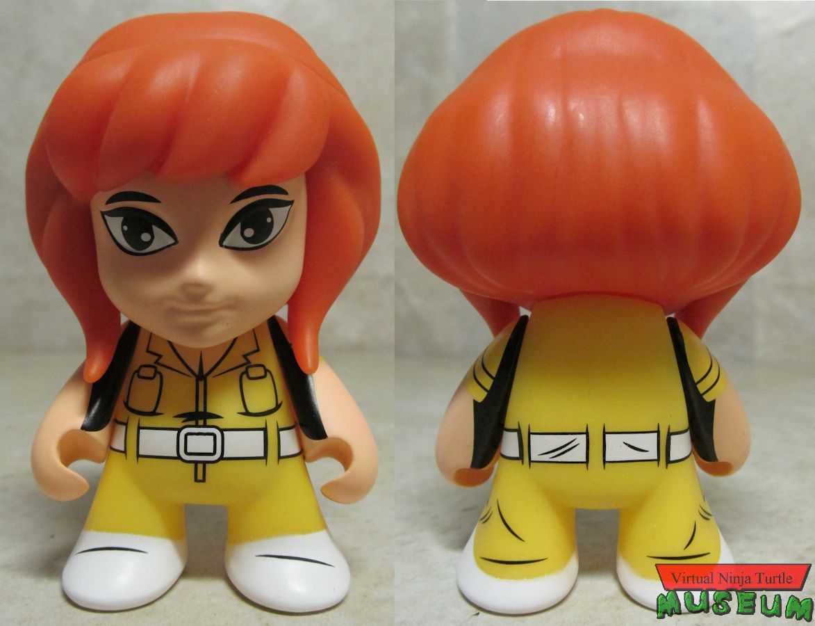 Shell Shock! April O'Neil front and back
