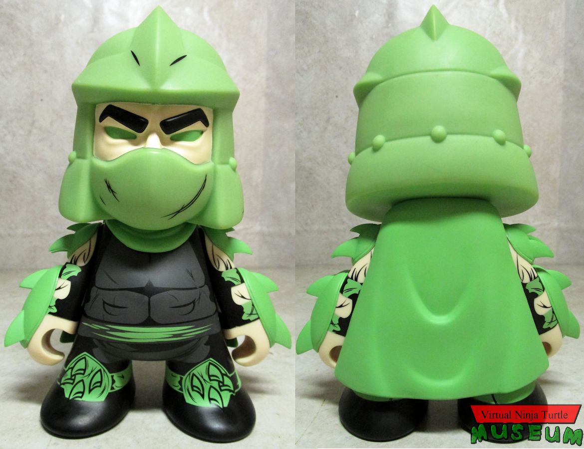 Green Shredder front and back