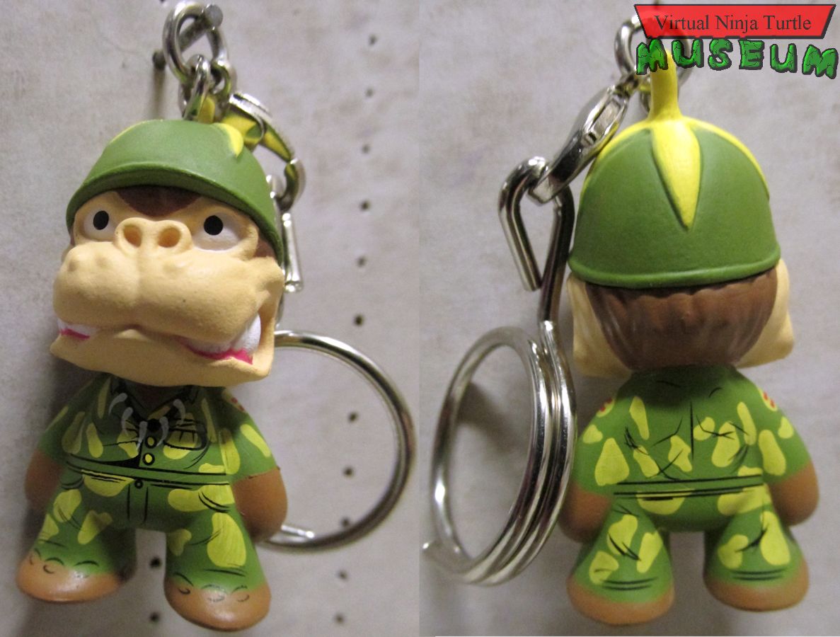 Sargeant Bananas keychain front and back