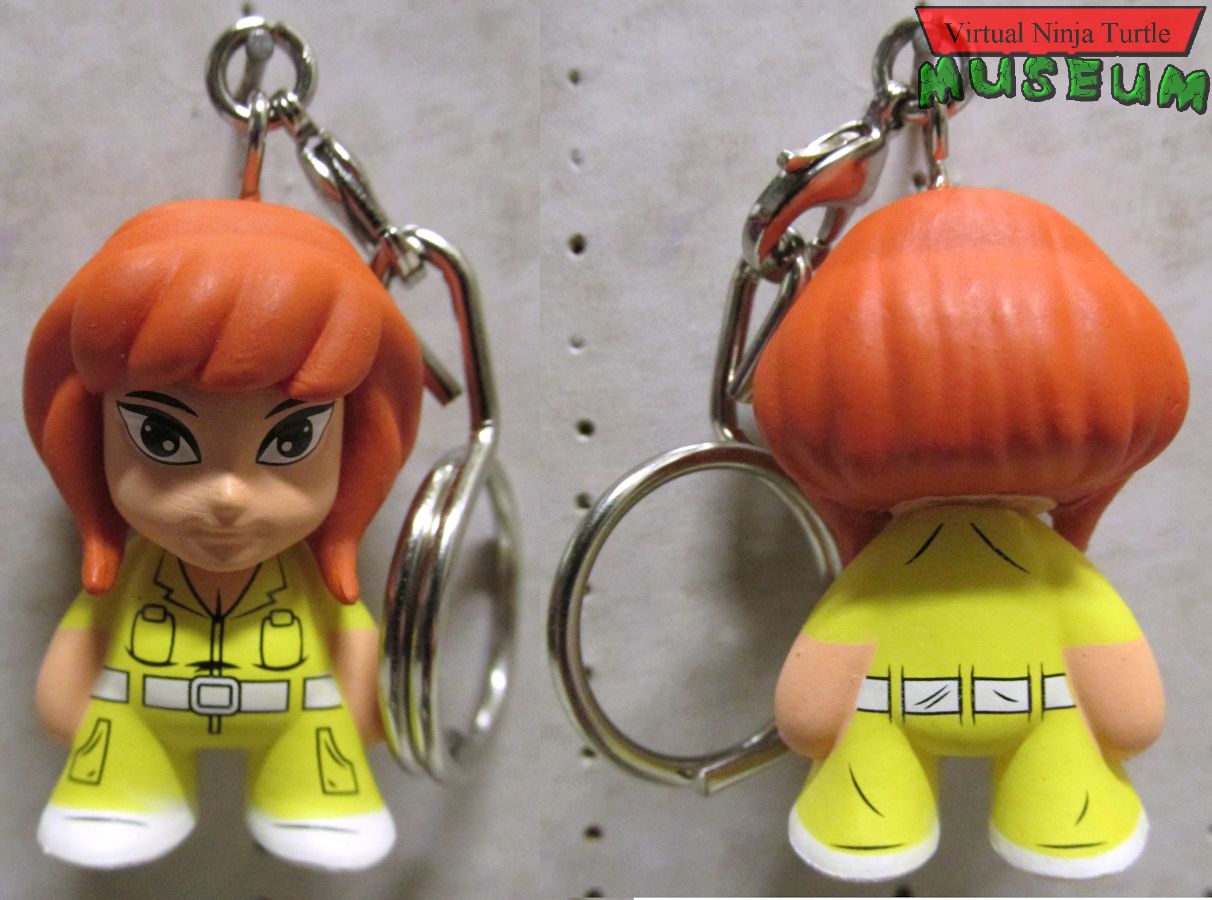 April O'Neil keychain front and back