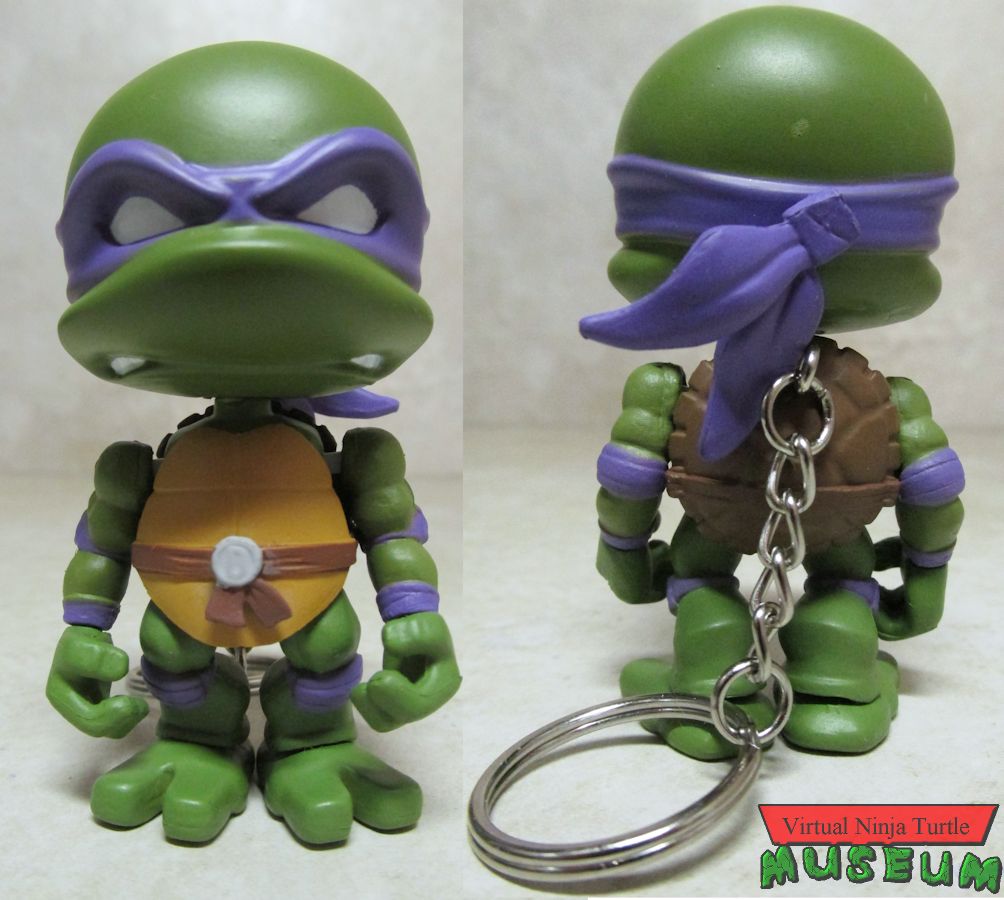 keychain Donatello front and back