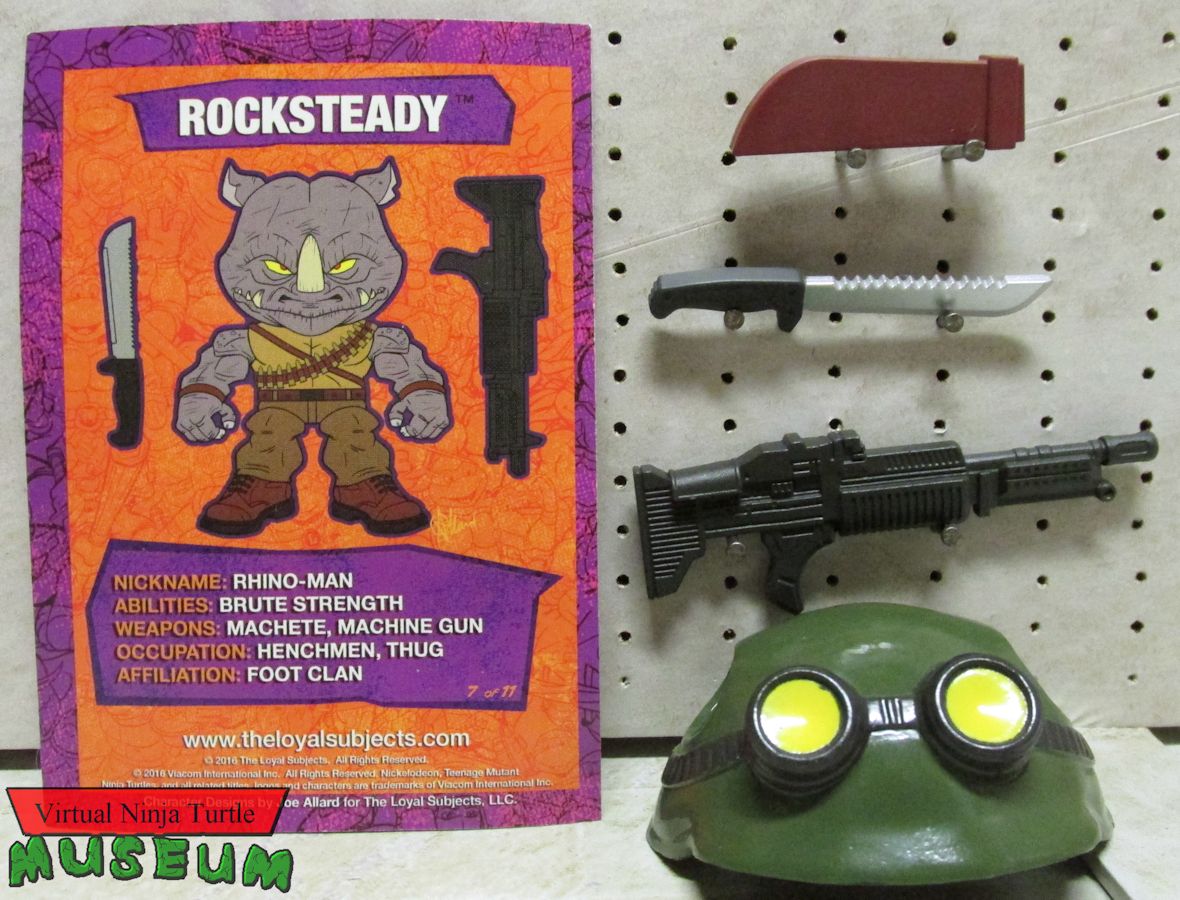 Rocksteady's accessories