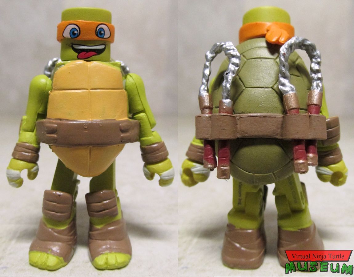 Pizza Party Michelangelo front and back