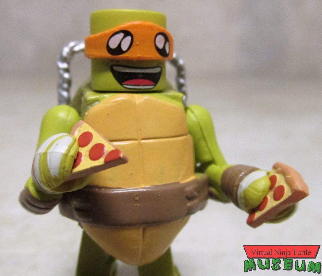 Pizza Party Michelangelo with two slices