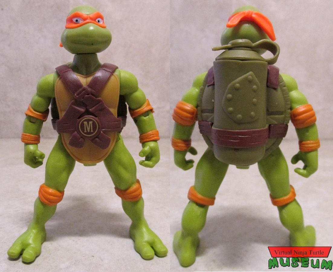 Spittin' Michelangelo front and back
