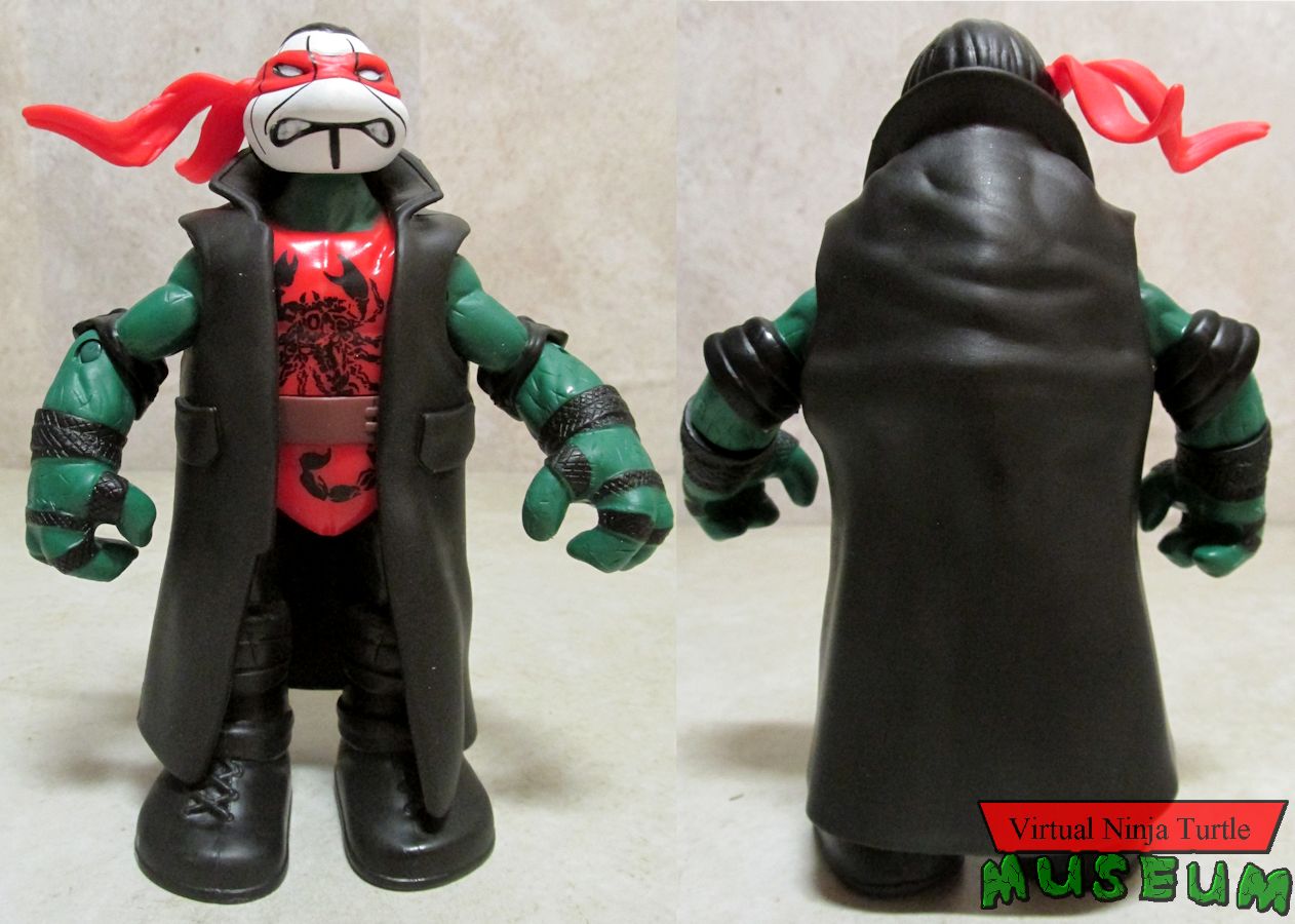 Raphael as Sting front and back