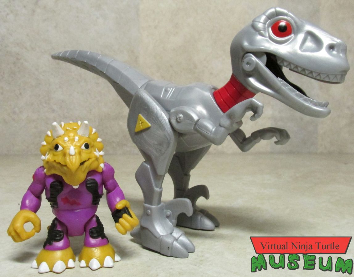 Robo Raptor with Triceraton