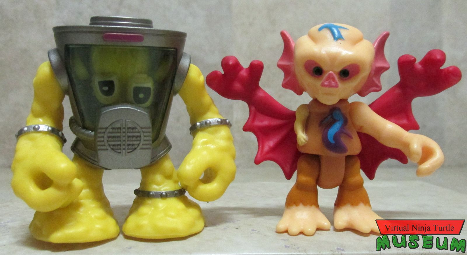 Kirby Bat & Mutagen Man front and back