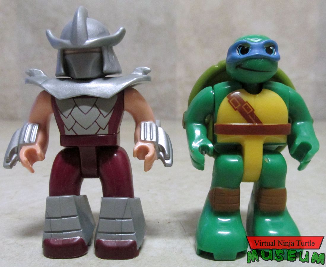 Shredder and Leonardo