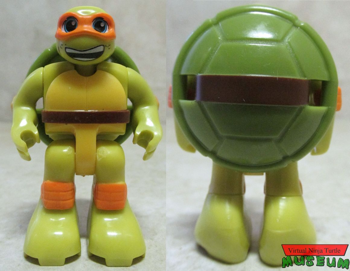 Mikey figure front and back