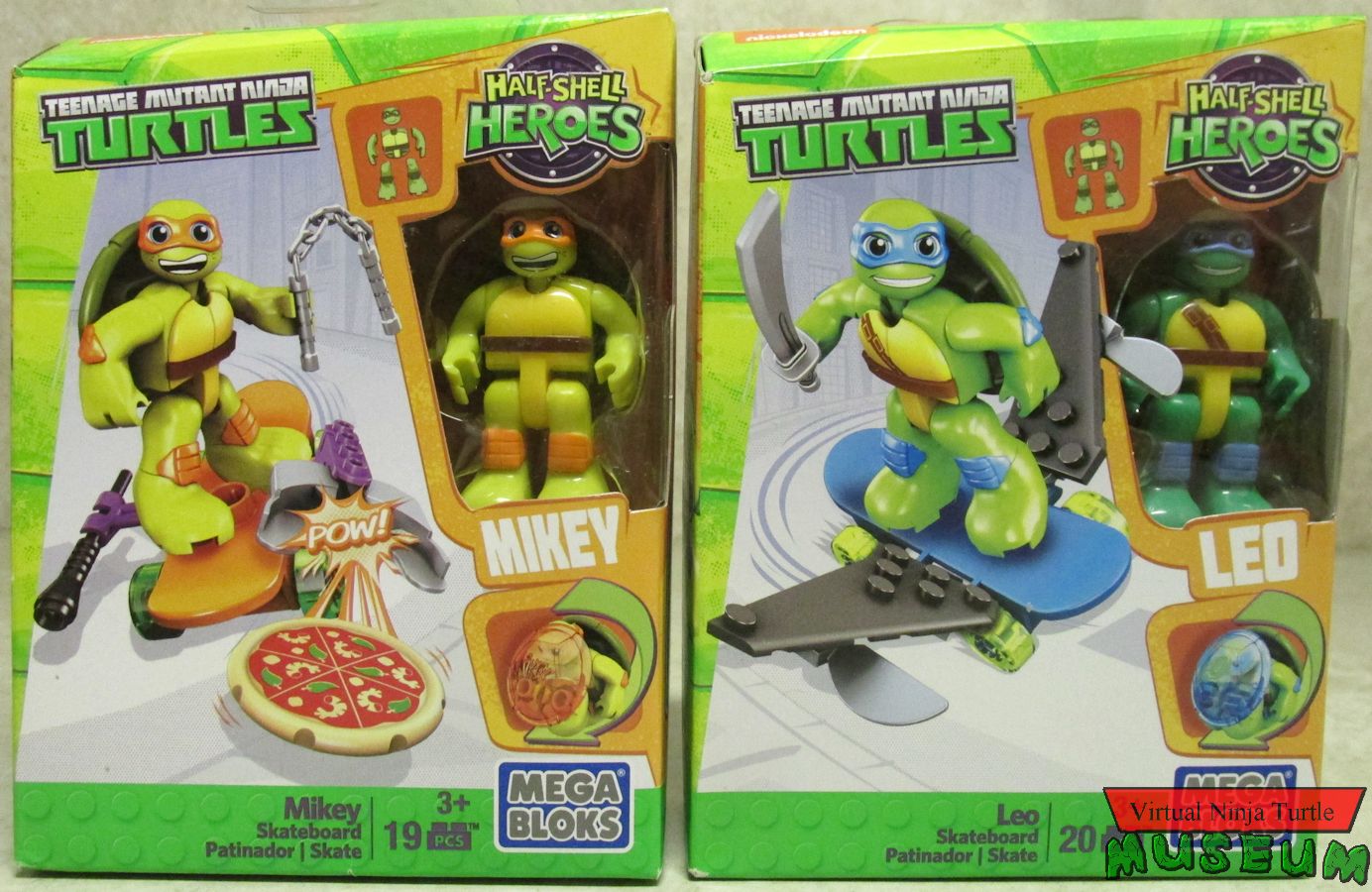 Mikey & Leo skateboard sets MIB