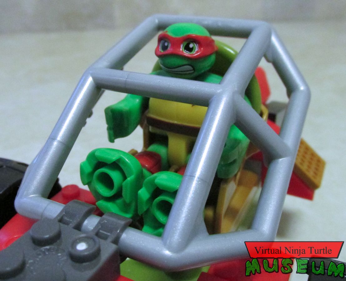 Raph in Shell Cycle front view