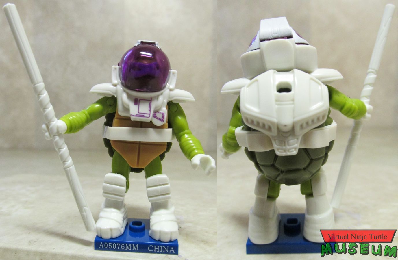 Dimension X Donatello front and back
