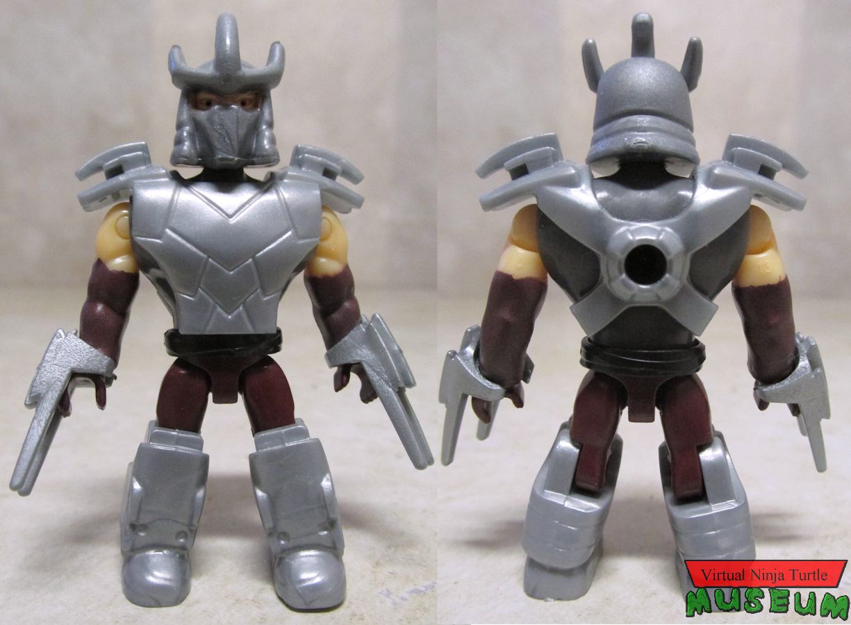 Shredder front and back