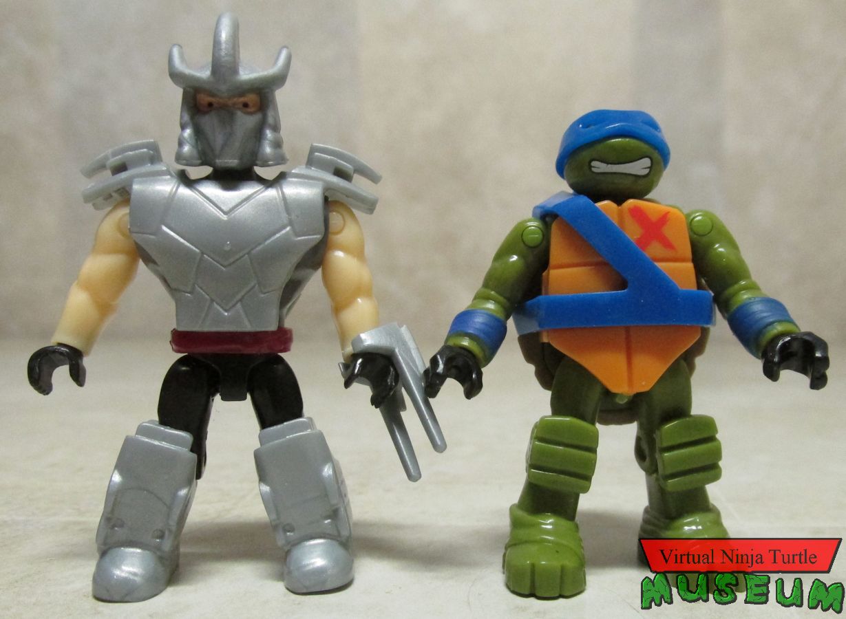 Shredder and Leonardo
