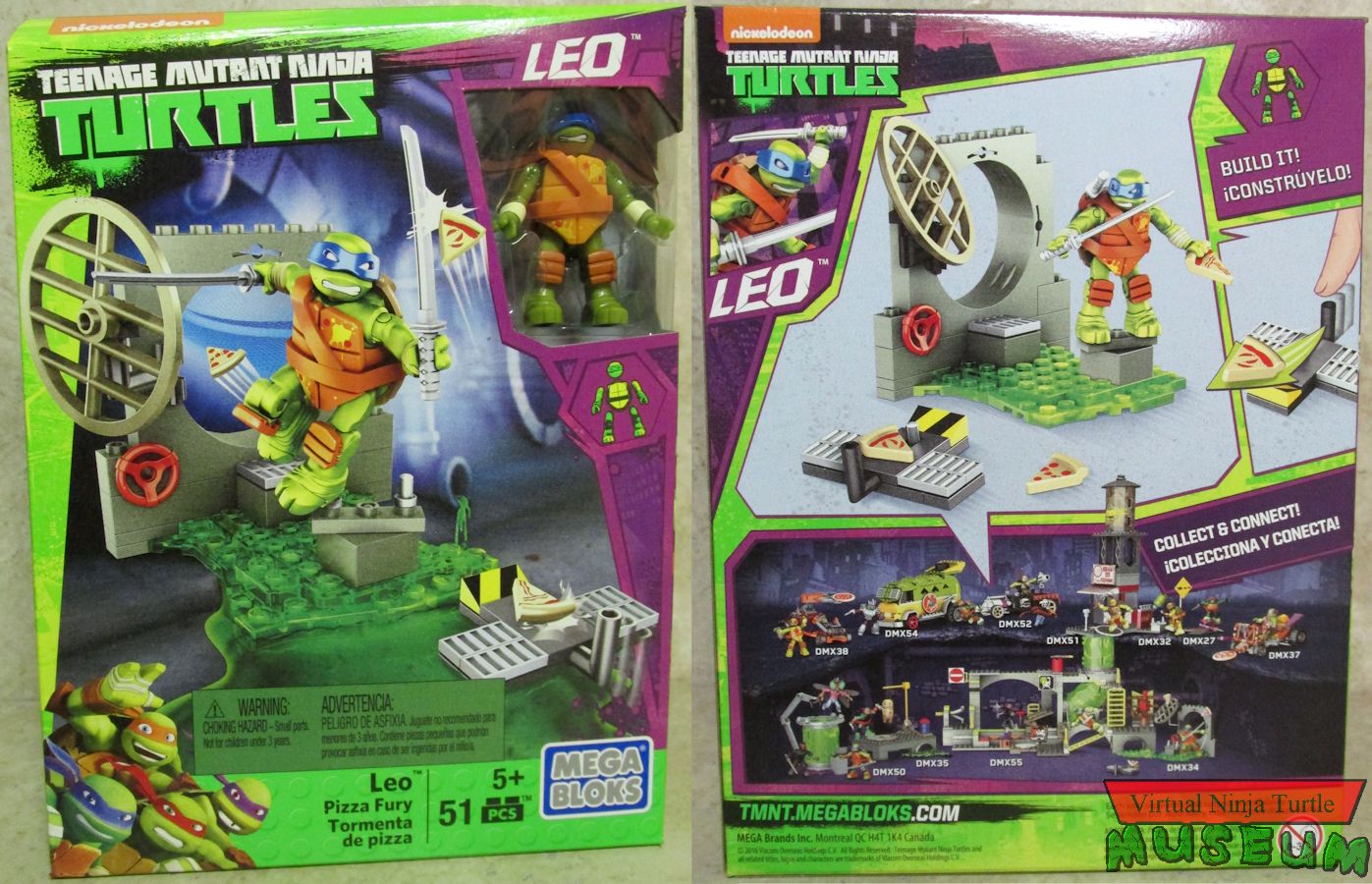 Leo: Pizza Fury set MIB front and back