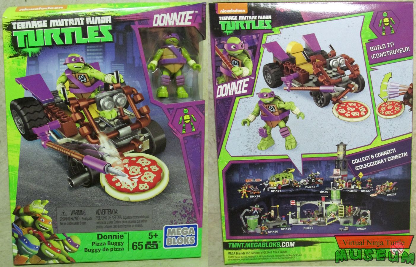 Donnie: Pizza Buggy set MIB front and back
