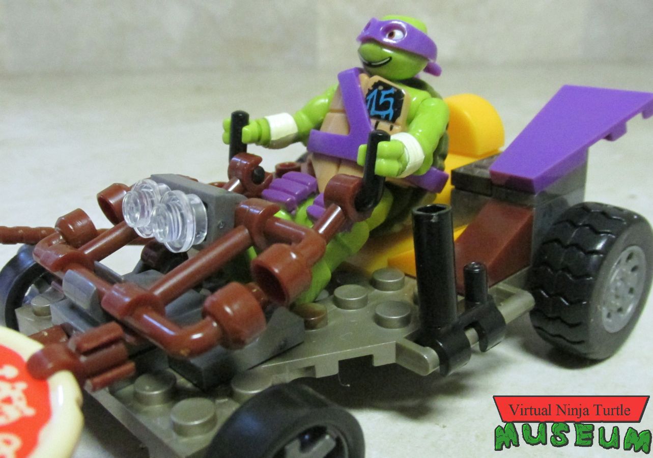 Pizza Buggy with Donnie driving
