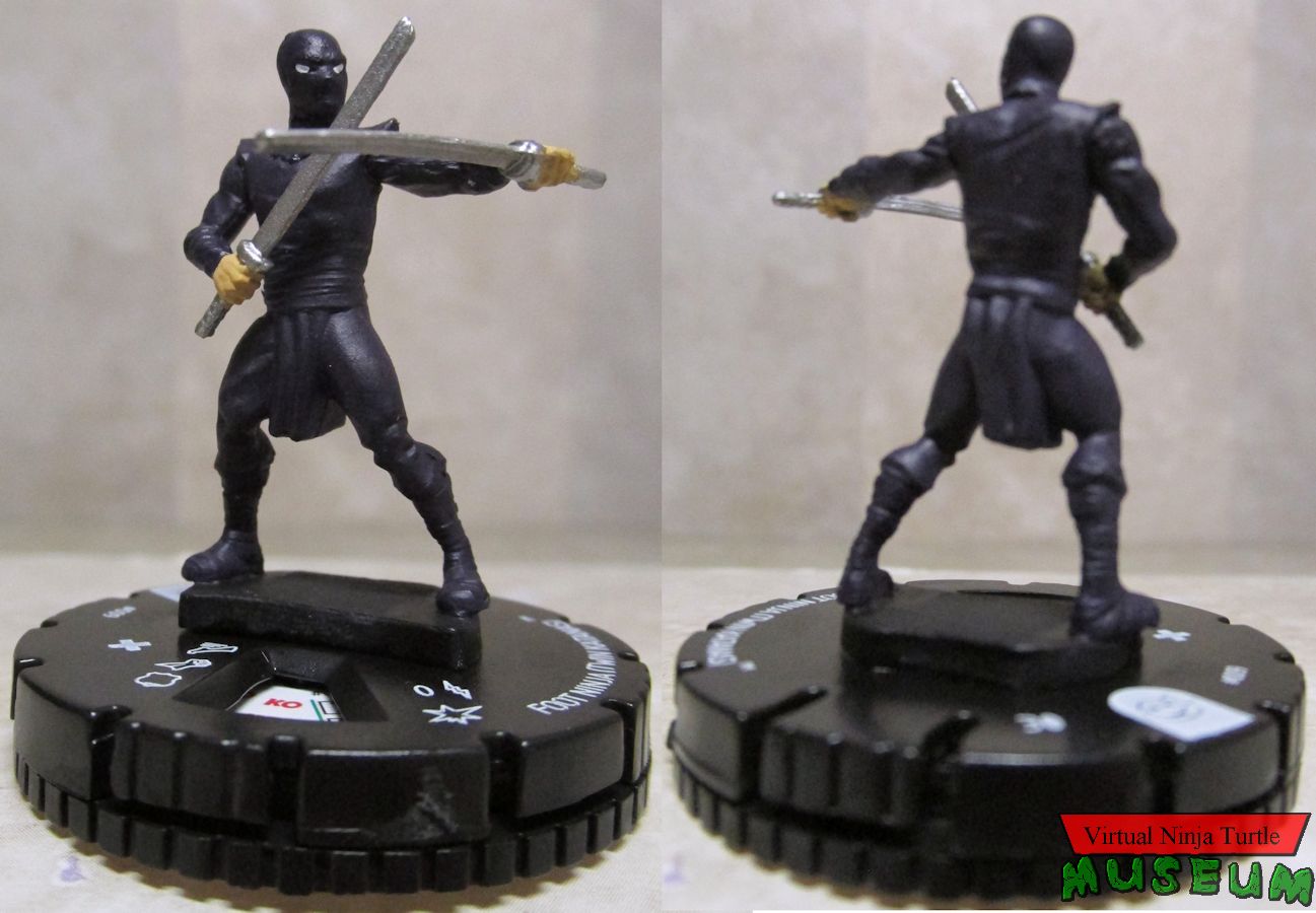 009 Foot Ninja (Twin Katanas) front and back