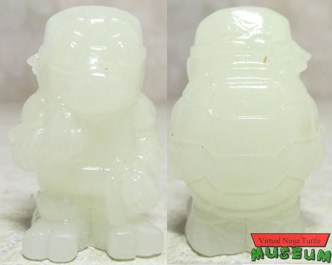 Glow in the Dark Michelangelo front and back