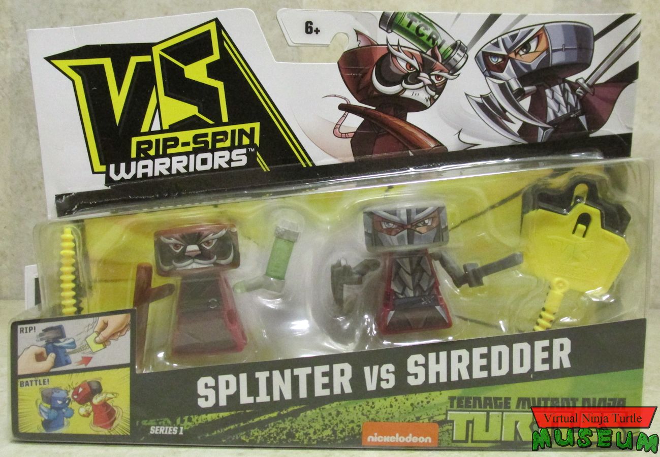 Splinter vs Shredder card front