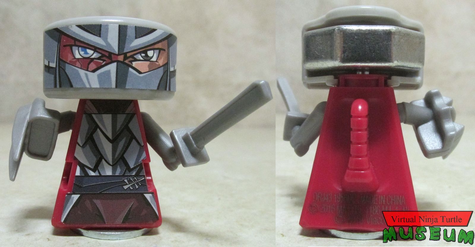 Rip-Spin Warriors 2 Pack Shredder front and back