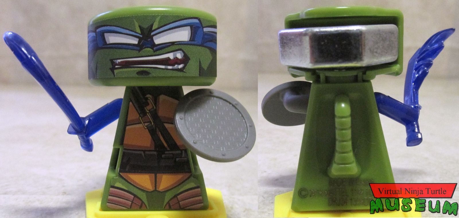 Rip-Spin Warriors 2 pack Leonardo Front and back