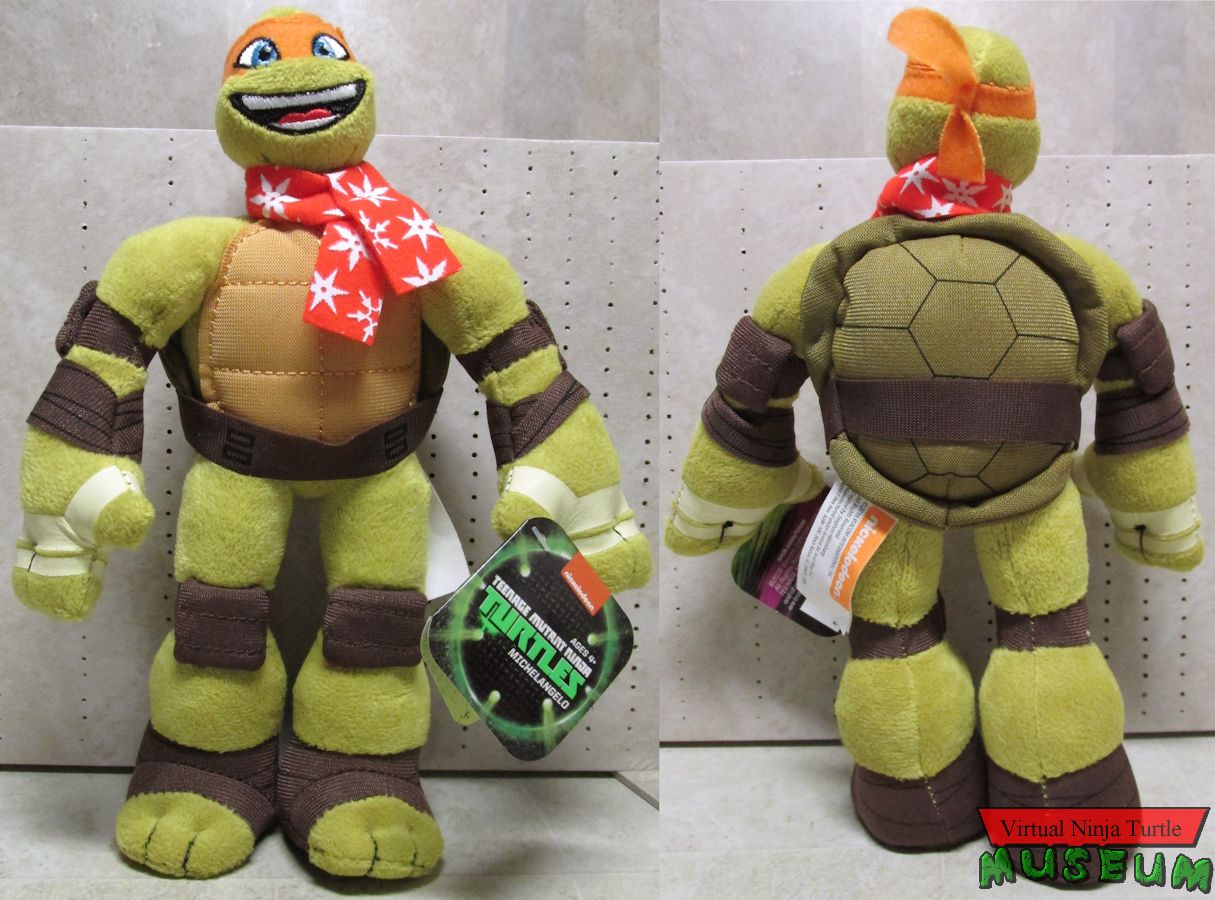 Christmas Plush Michelangelo front and back