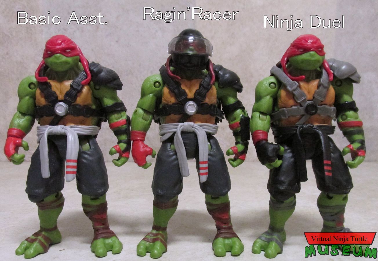 Ragin' Racer Rapahel with basic and Ninja Duel Raphael