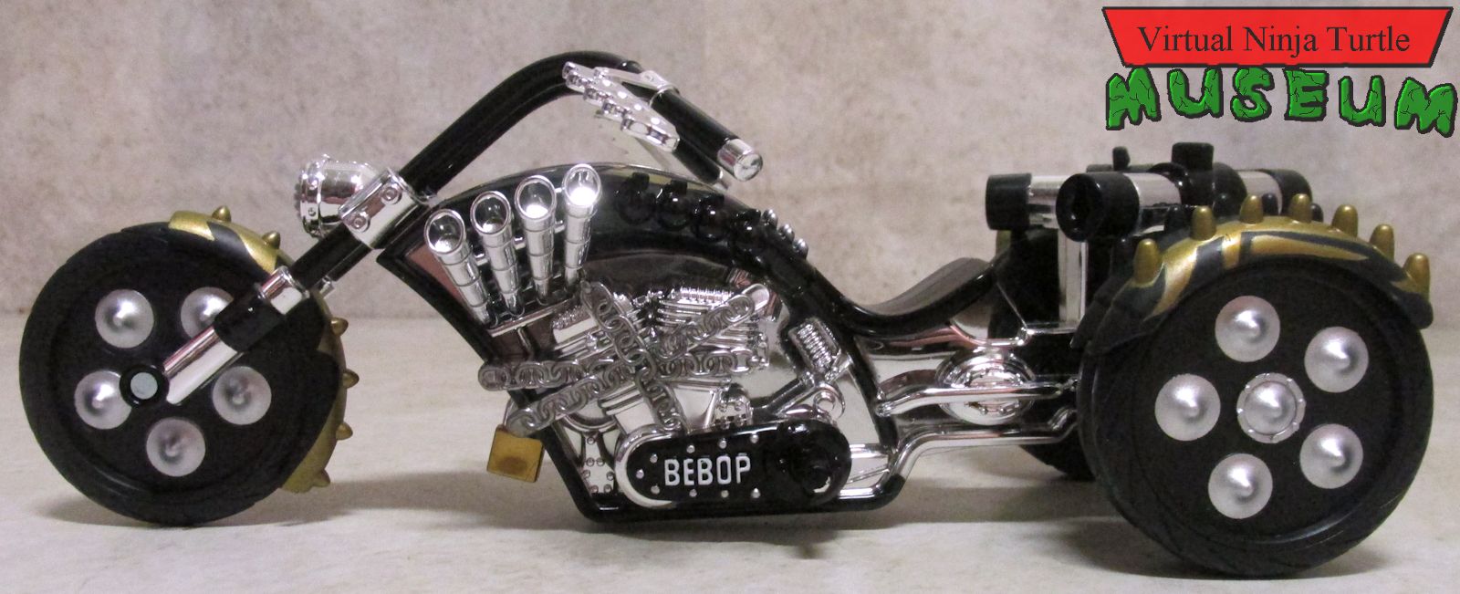 chromed trike left side