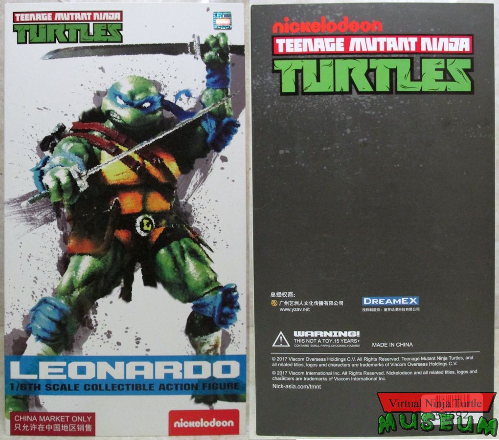 Leonardo box front and back