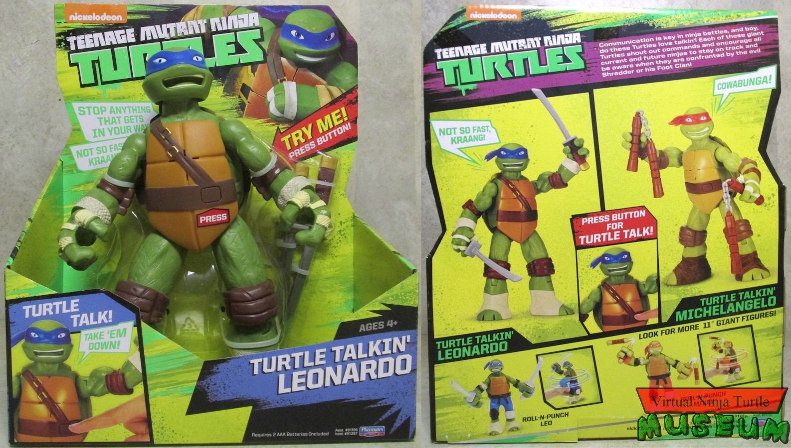 Turtle Talkin' Leonardo MIB