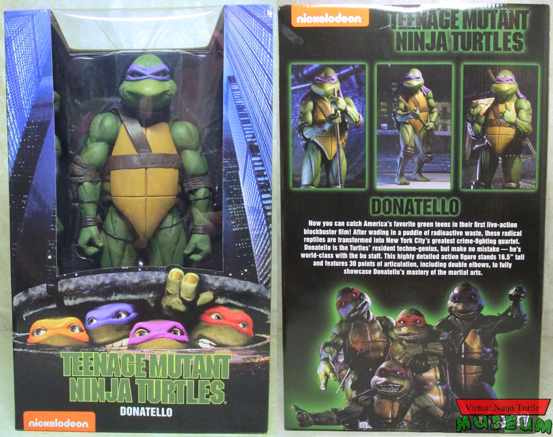 Donatello box front and back