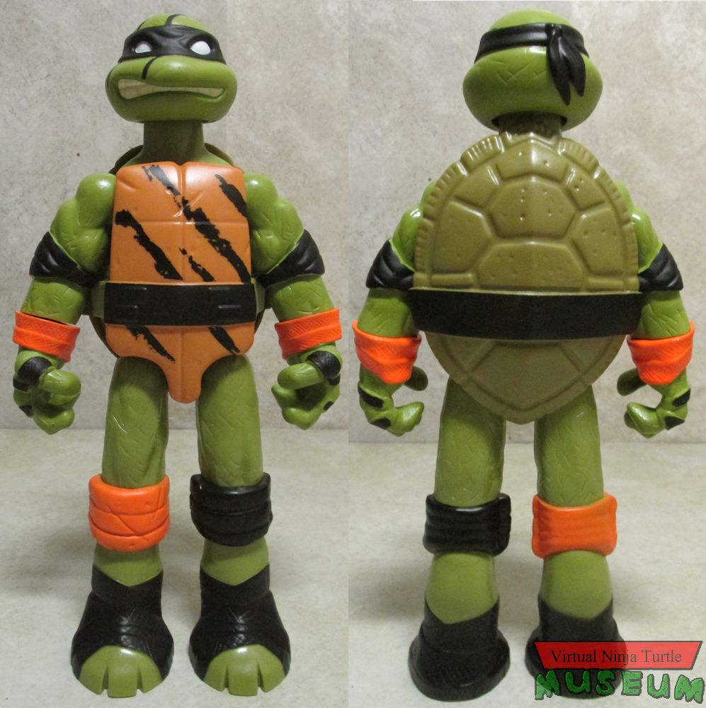 Mutant XL Super Ninja Michelangelo front and back