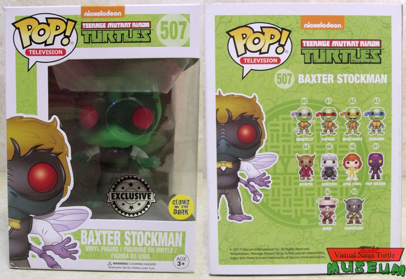 GITD with exclusive sticker box front and back