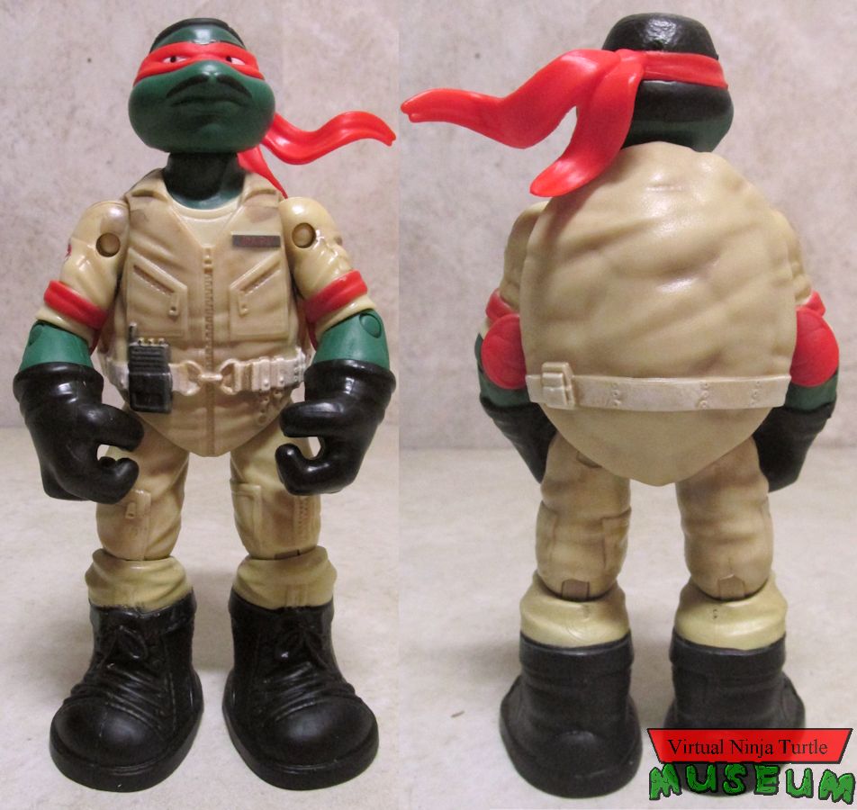Raphael as Zeddemore front and back