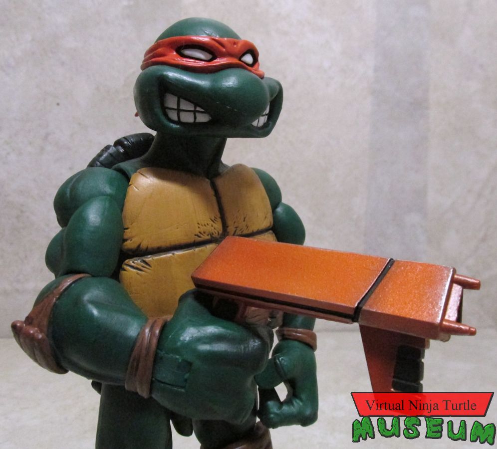 Michelangelo with Triceraton laser